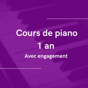 Abonnement 1 An Cours de Piano en Ligne avec David
