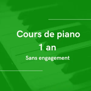 Cours de Piano en Ligne - 1 An Paiement Unique avec David
